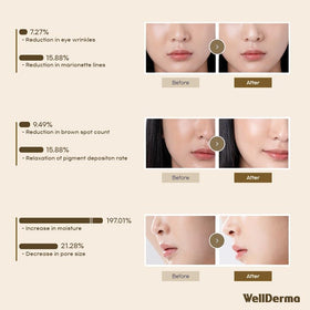 WELLDERMA Sapphire detail highlights collagen water 850,294ppm infusion