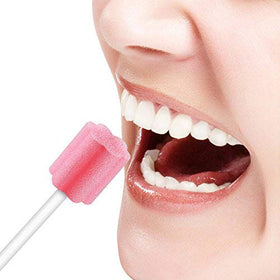Wellgler Oral Care Swabs latex-free sponge for sensitive mouths