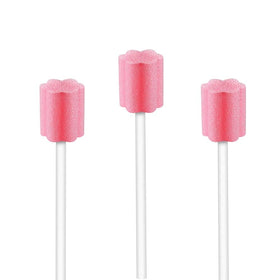 Wellgler Oral Care Swabs pink pack for gentle daily cleaning