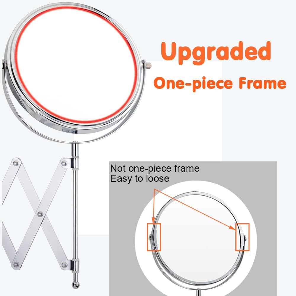 Welllink high-definition glass with 1X/3X magnification for versatile grooming.