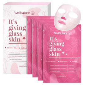 Wellnature Original Overnight Mask jar close-up promises luxurious hydration and radiant morning glow.