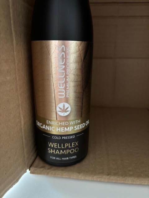 Wellness Premium Wellplex packaging art communicates vegan, organic, color-safe care.
