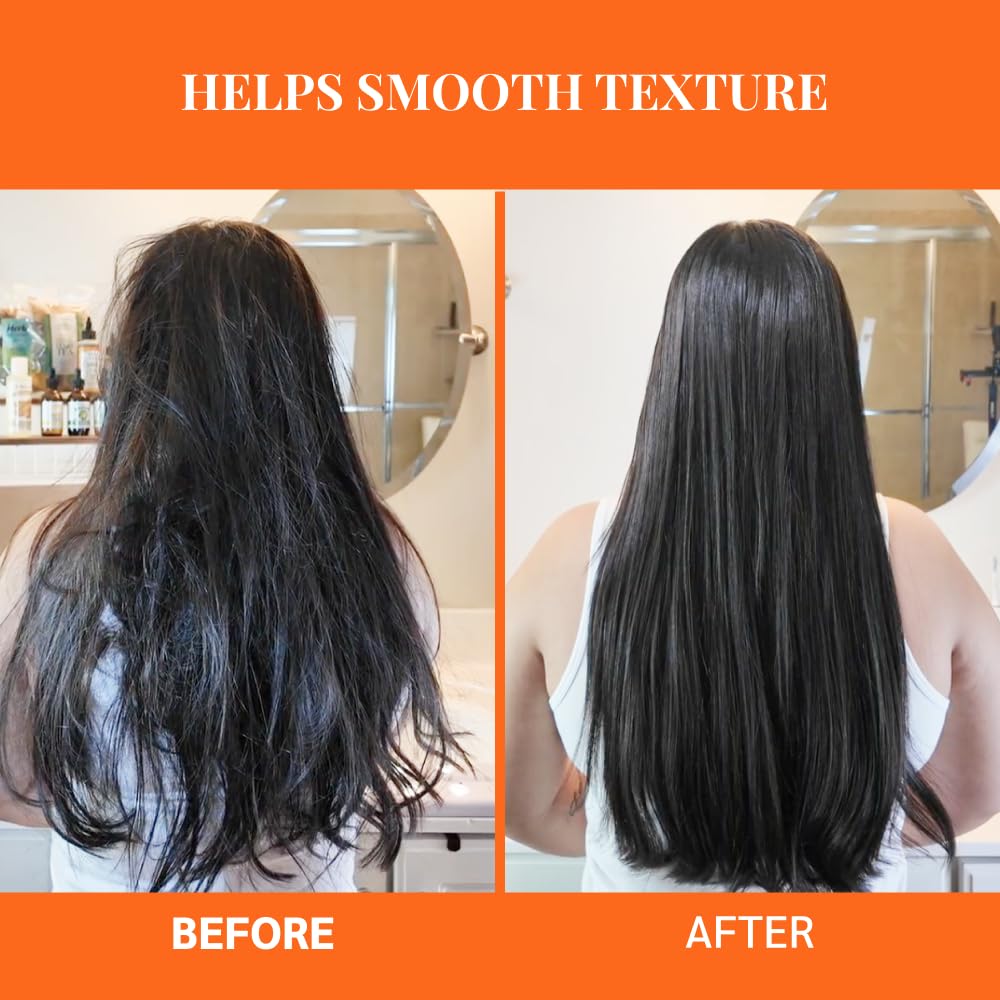 Well's Oil Batana Oil application on hair for silky finish