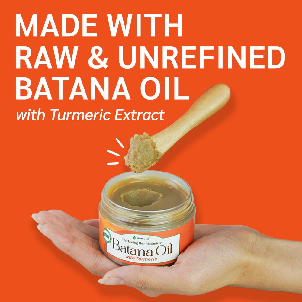 Well's Oil Batana Oil bottle pour ready for easy daily application