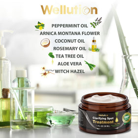 WELLUTION Back label confirms GMP-made USA production standards