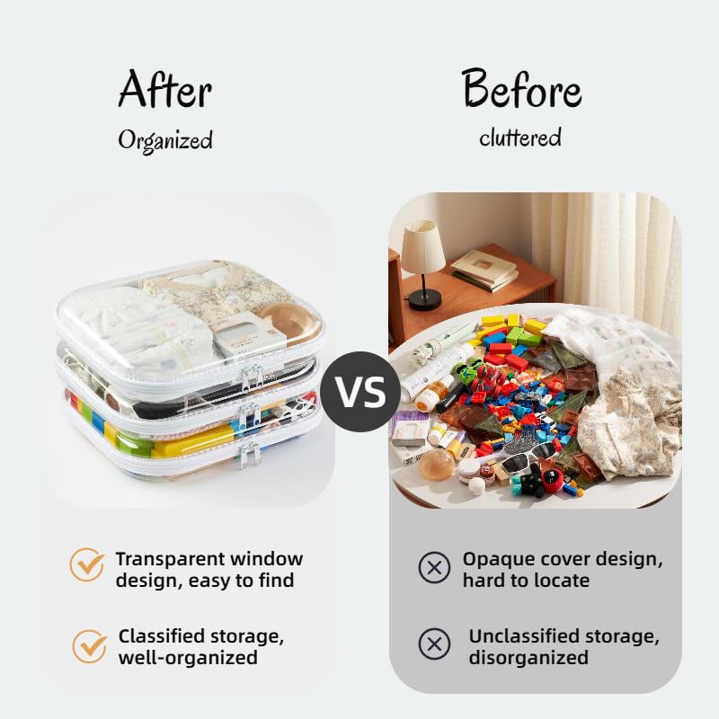 WELPIRT hard-shell storage case protects contents during daily use and transit.