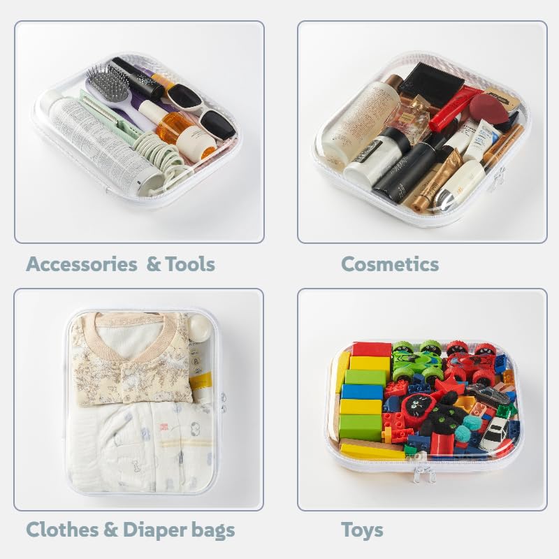 WELPIRT ultra clear storage design for quick item identification.