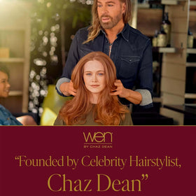 Packaging label of WEN Fig cleansing conditioner for gift-ready appeal.
