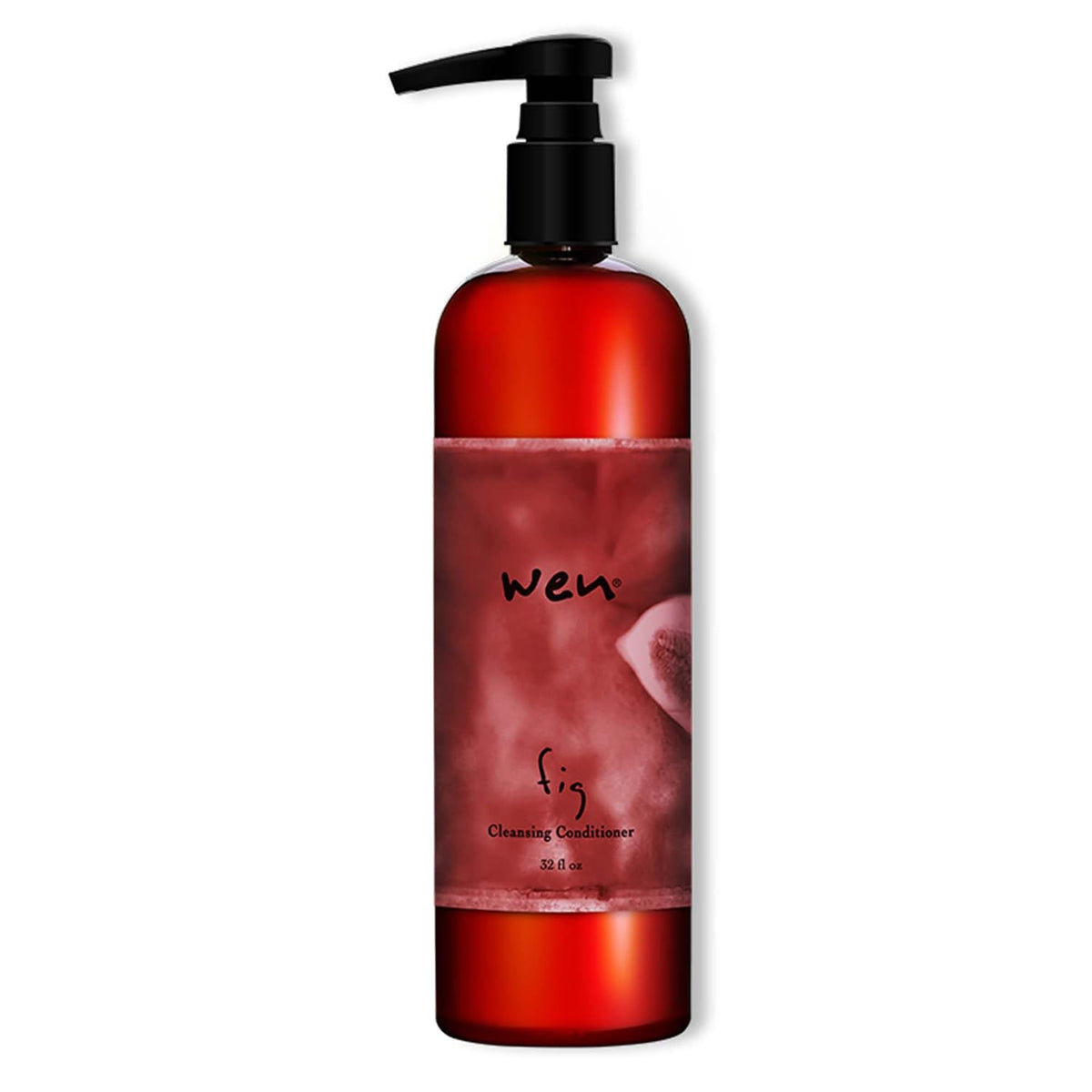 WEN by Chaz Dean Fig Cleansing Conditioner bottle shows all-in-one cleansing and conditioning benefits
