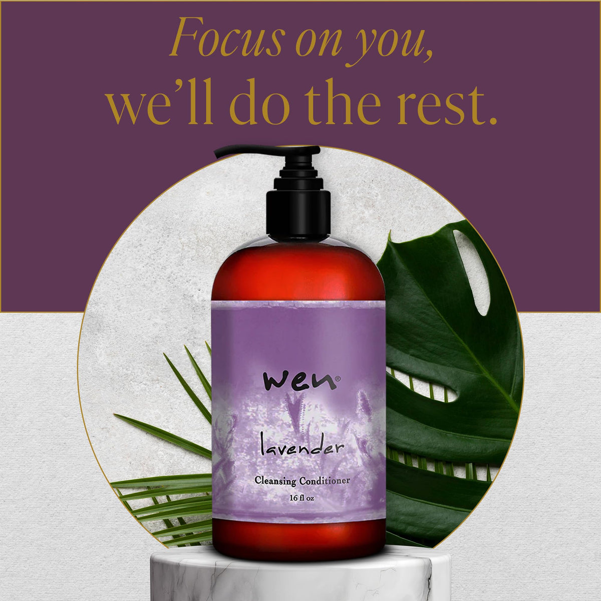 Hair shows added volume and smoothness after using WEN