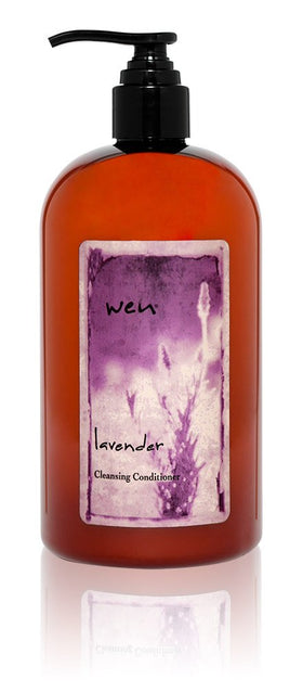 WEN by Chaz Dean lavender cleansing conditioner bottle boosts body and shine