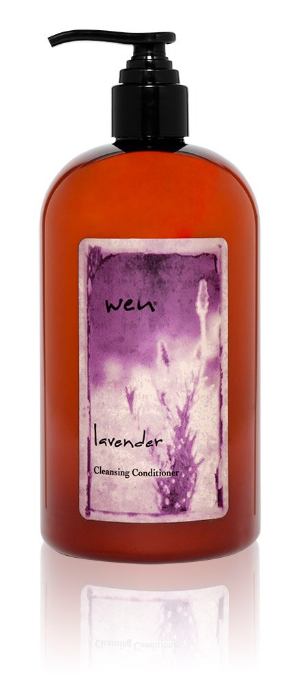 WEN by Chaz Dean lavender cleansing conditioner bottle boosts body and shine