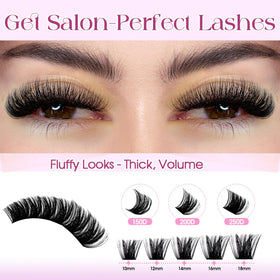 Wendy Lashes 150d lashes pack close-up for creating fuller, everyday volume.