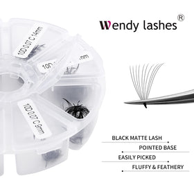 Wendy Lashes CD curl 9-16mm offers versatile styling and strong lift.