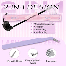 Wendy Lashes Clusters Kit 100D lashes for bold fluff