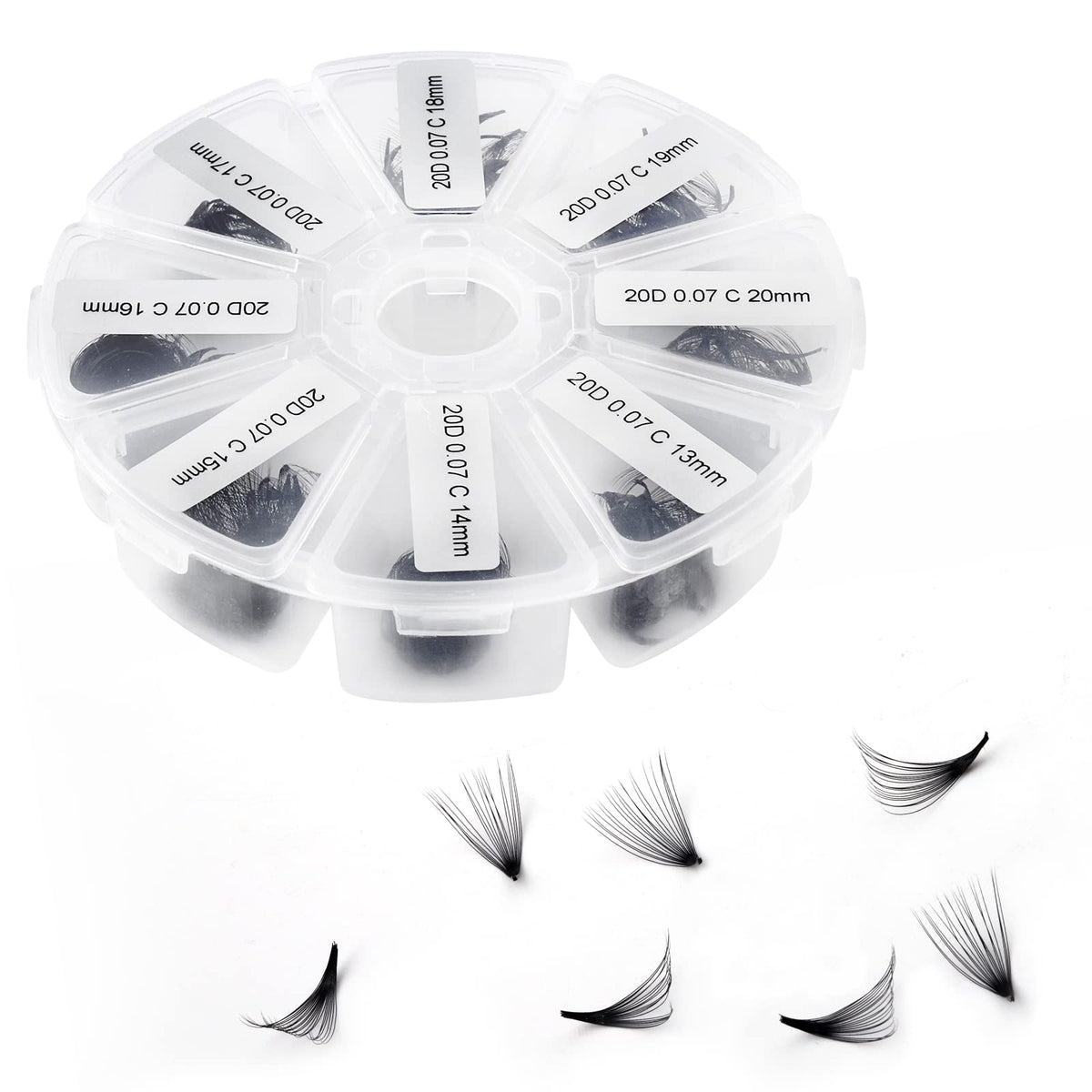 Wendy Lashes double-heated curl maintains a stable curl after bonding.