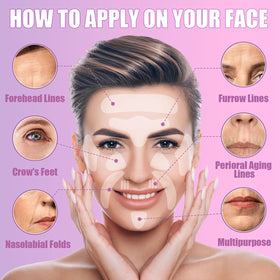 WENLIHAOBO patches target frown lines to reduce their appearance while sleeping.