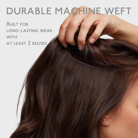 WENNALIFE balayage dark brown to chestnut color with dimensional tones