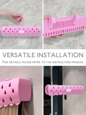 WENNALIFE pink travel-ready holder keeping extensions organized on the go.