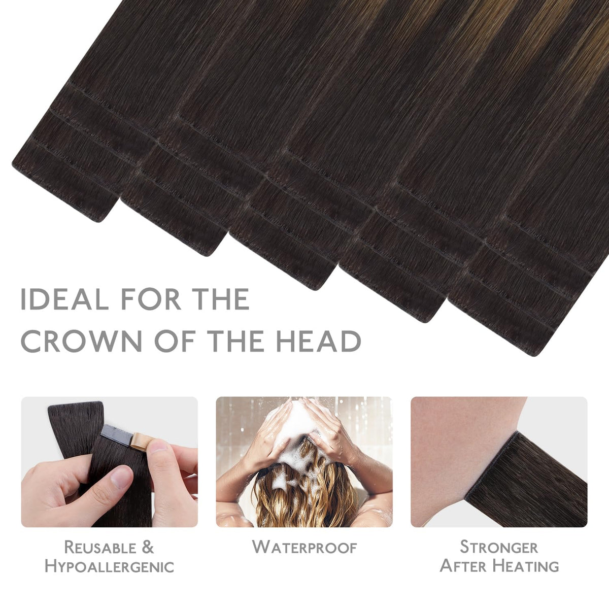 Wennalife Invisi Edge care tips image highlighting maintenance for extended wear.