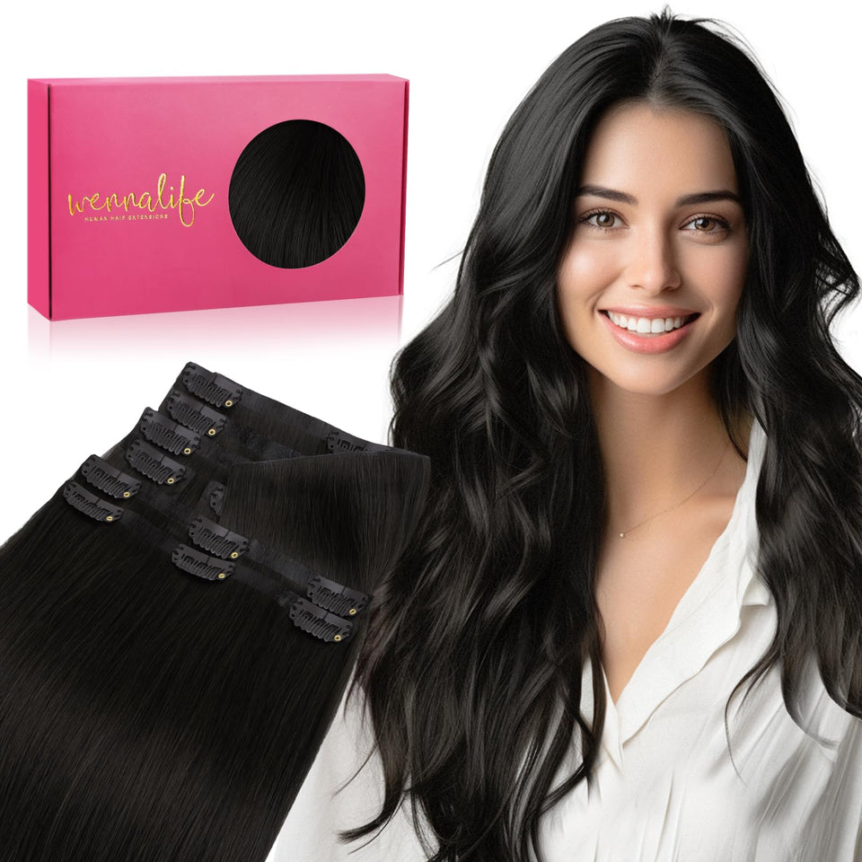 Wennalife Invisi Edge clip-in extensions blend seamlessly with natural hair