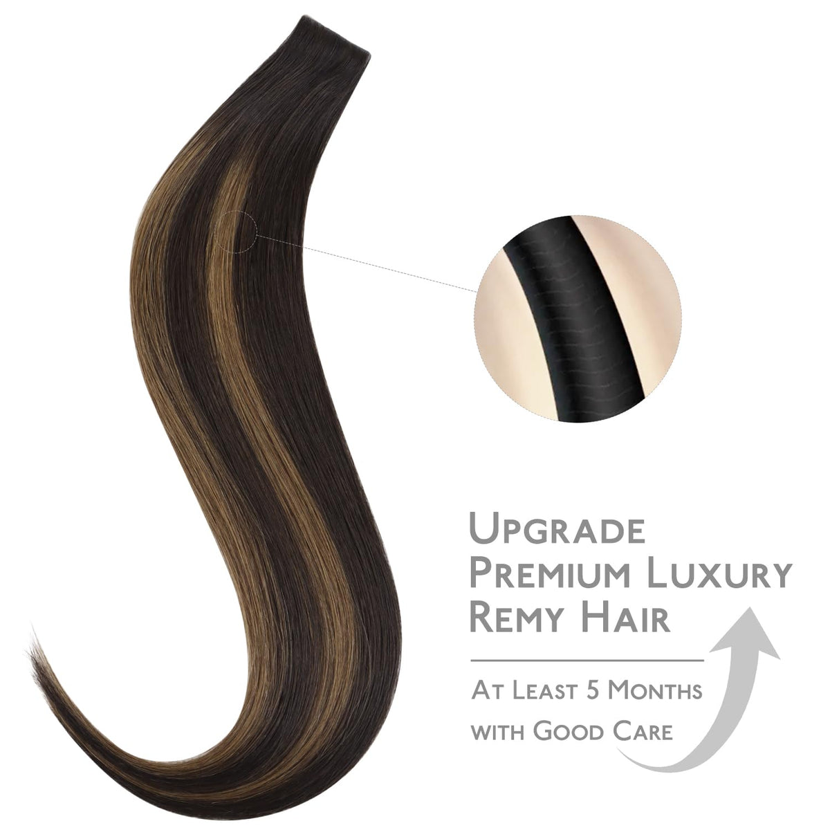 Wennalife Invisi Edge color blend example showing natural depth and tones.