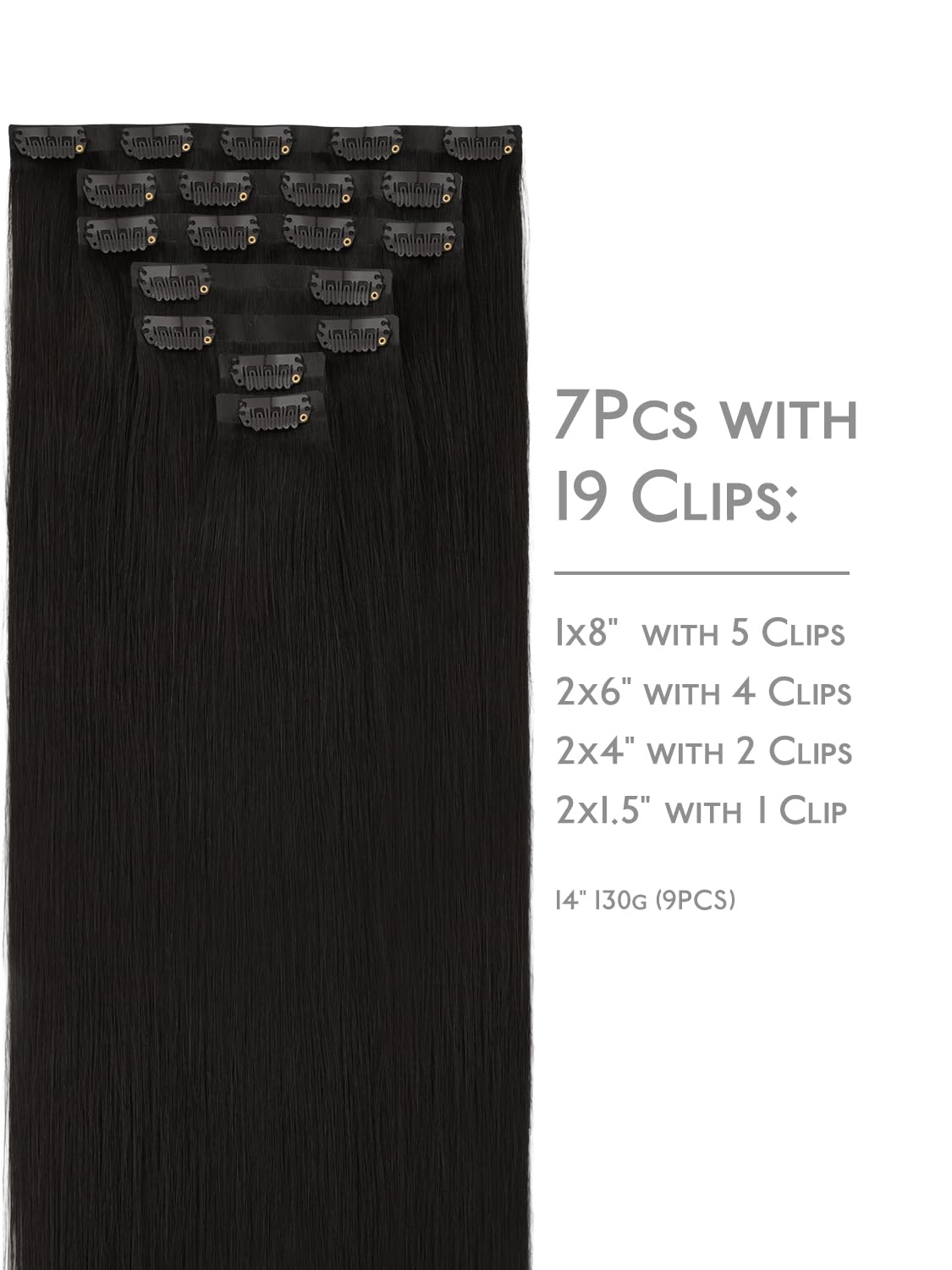 Wennalife natural black color-match blends with hair for a seamless look.