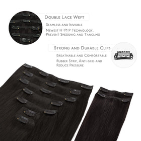 Wennalife natural black color match swatch blends with your own hair tone for a natural look.