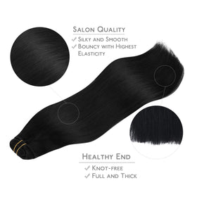 Wennalife silicone-backed clips close-up protecting scalp and grip securely.