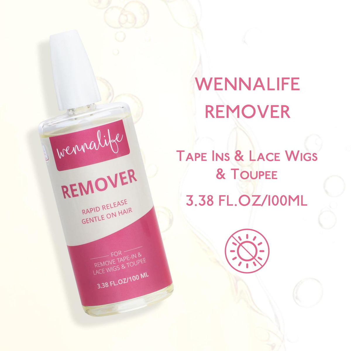 Wennalife remover tip demonstrates precise application to break adhesive bonds.