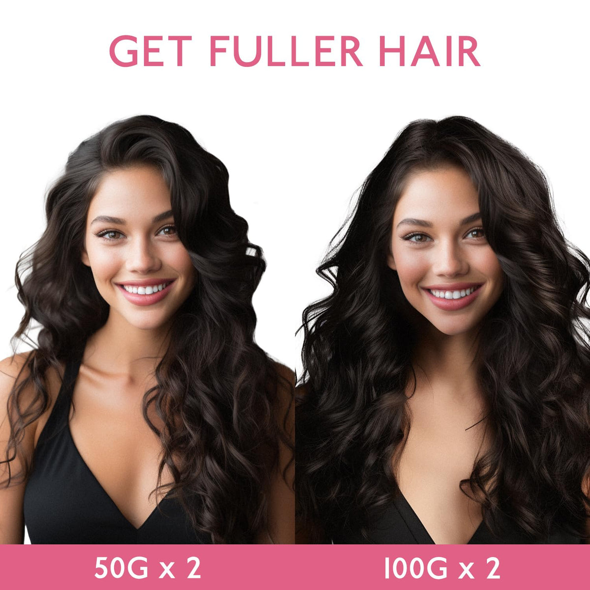 Wennalife application process highlights quick length and volume without damage.
