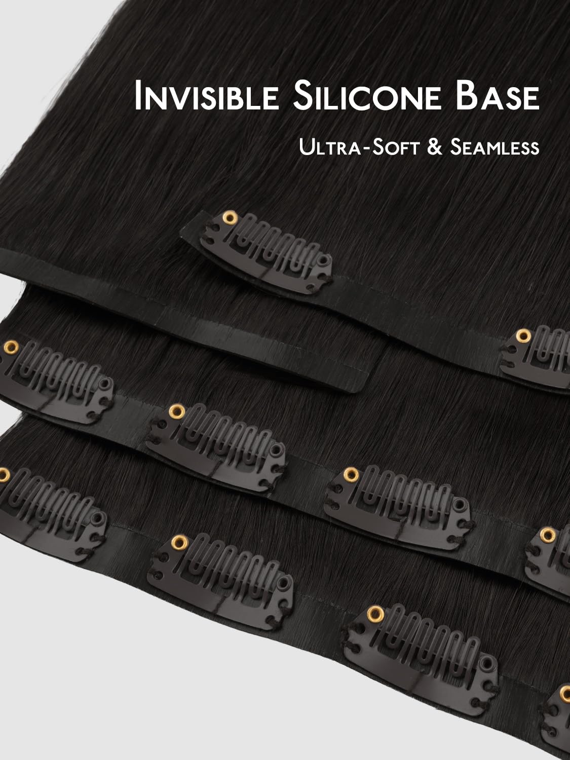 Wennalife thin silicone weft base lays flat for all-day comfort.