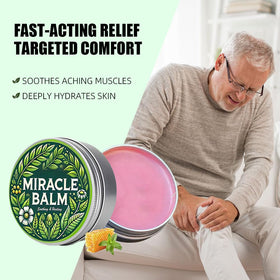 Wenrny Miracle Balm on hands highlights gentle, natural care.