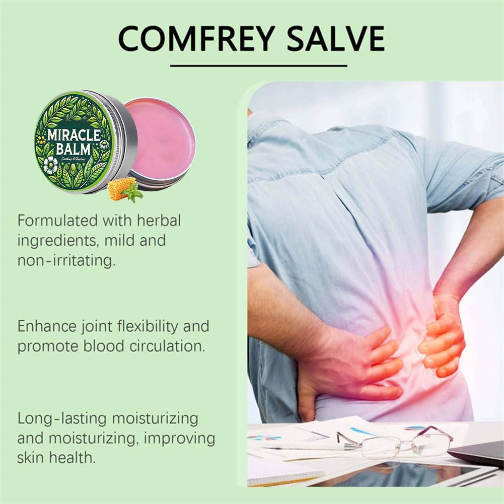 Wenrny Miracle Balm on shoulders and wrists supports comfortable movement.