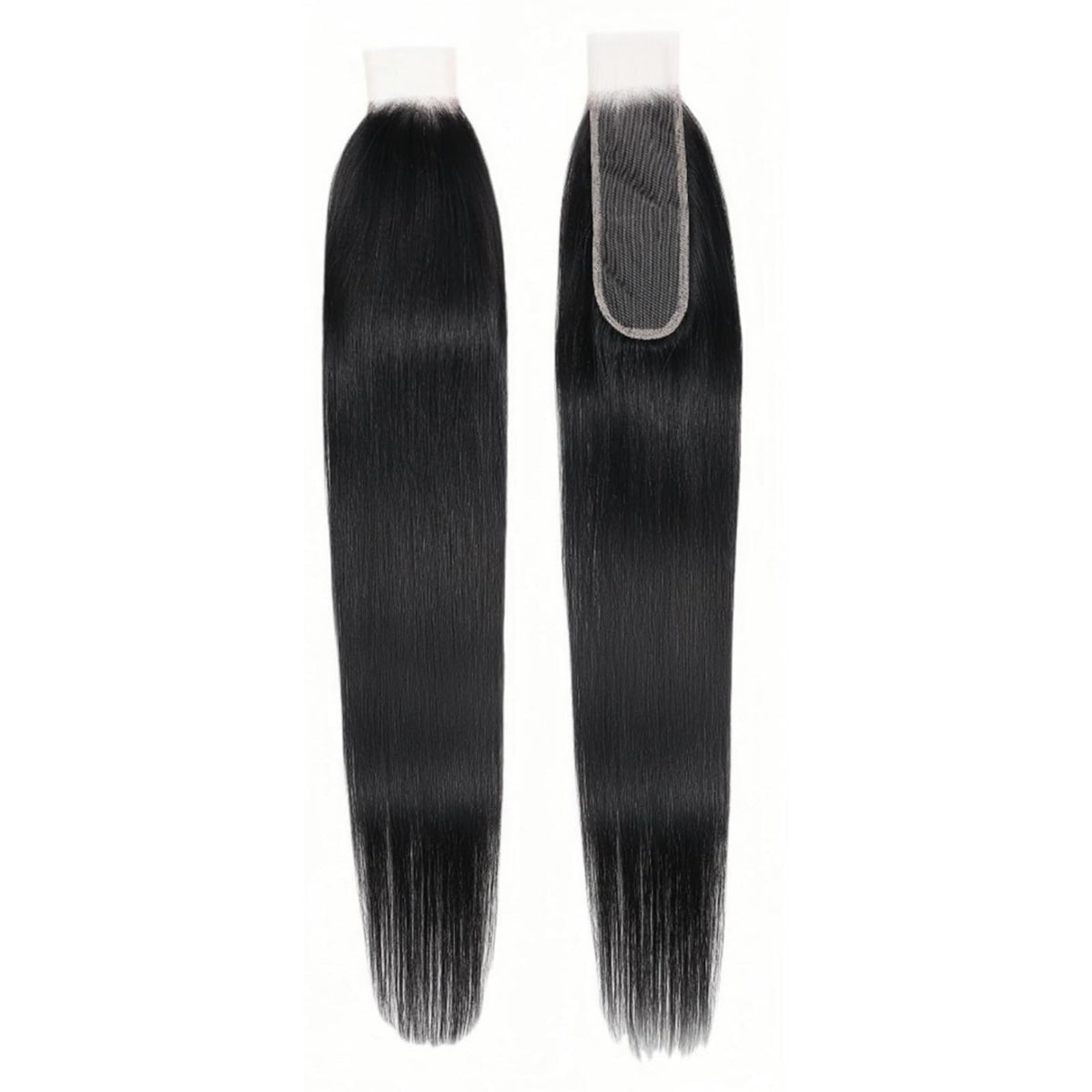 WENYAN Brazilian virgin hair closure with pre-plucked baby hair for effortless styling.