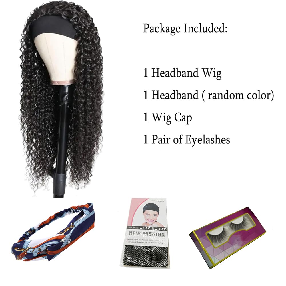 WENYAN easy wear headband wig with no glue needed for fast styling.