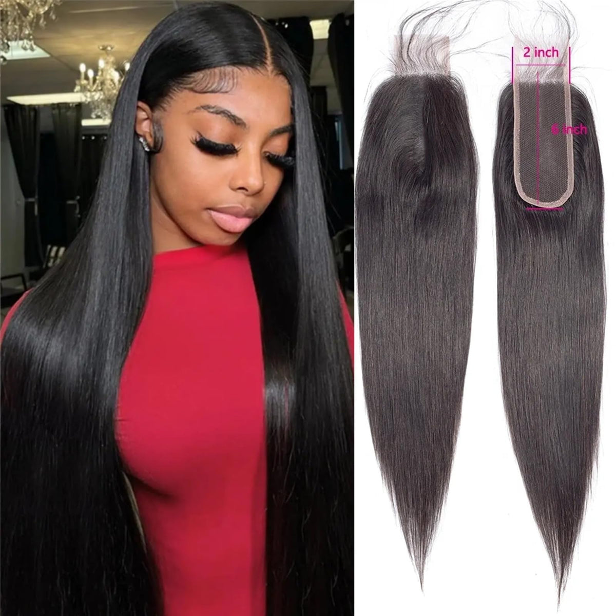 WENYAN lace closure soft and tangle-free for long-lasting wear.