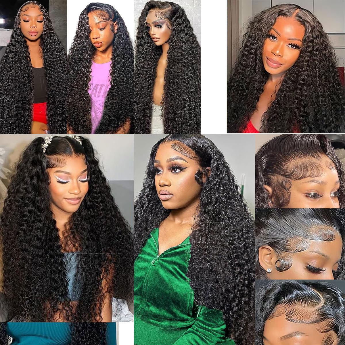 Wenyu 13x4 lace front wig assembly demonstrates versatile design and styling options.