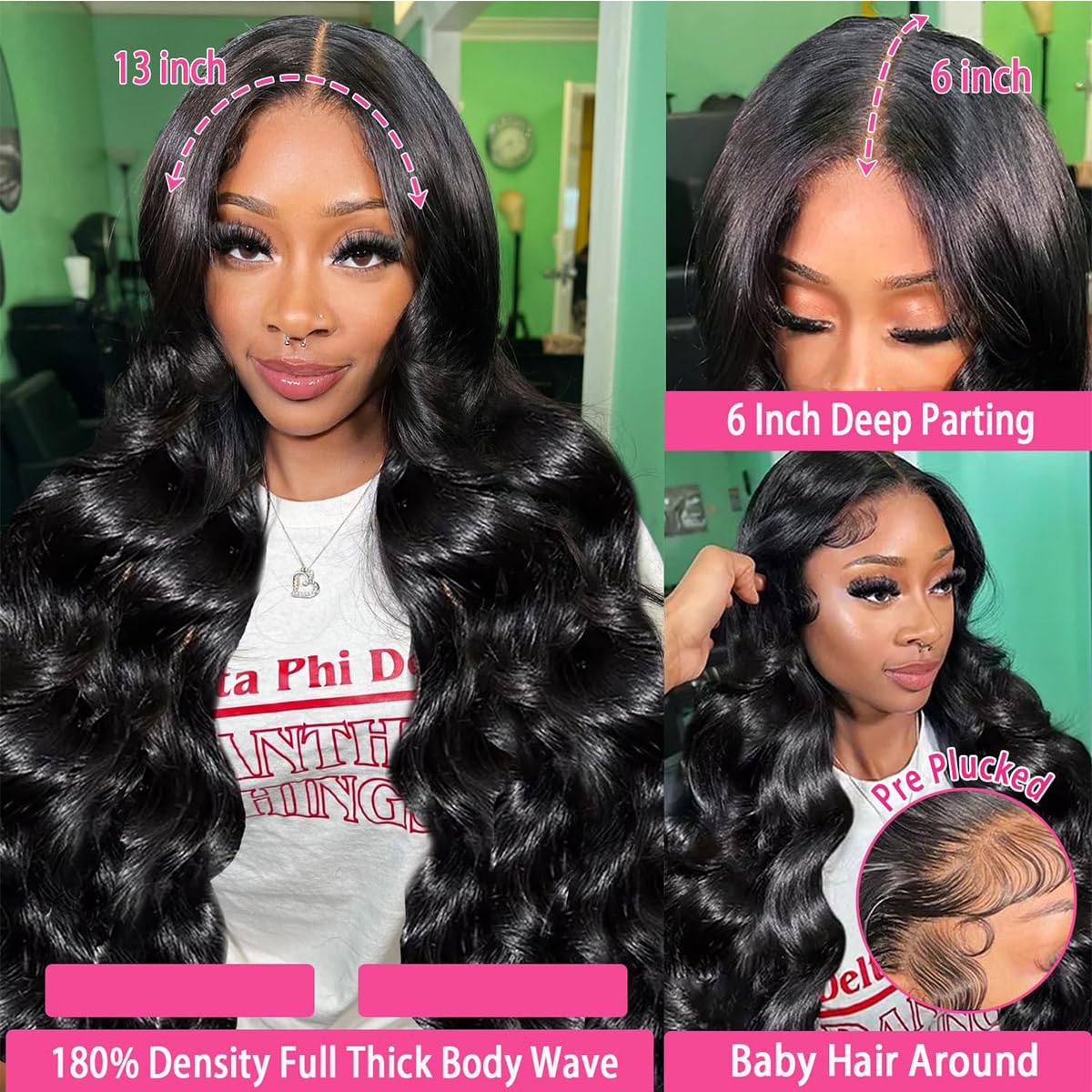 Wenyu 13x6 HD lace front wig cap for breathable wear.