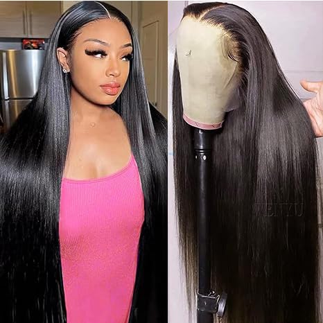 Wenyu 28 inch straight lace front wig for everyday styling and natural look