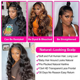 Wenyu body wave silky hair texture for natural movement.