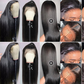 Wenyu Brazilian virgin straight hair wig for long-lasting smoothness