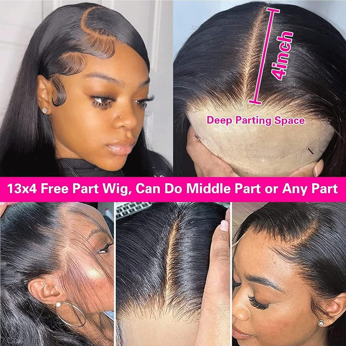 Wenyu glueless frontal wig cap adjustable for secure, comfortable wear.