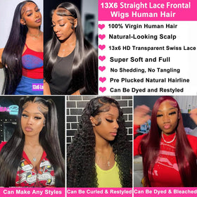 Wenyu glueless lace front wig with strap and combs for secure wear