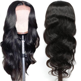 Wenyu true-length 22 inch body wave wig for versatile styling.