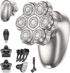 WEQOEE 5-in-1 women's razor front view for versatile at-home grooming.