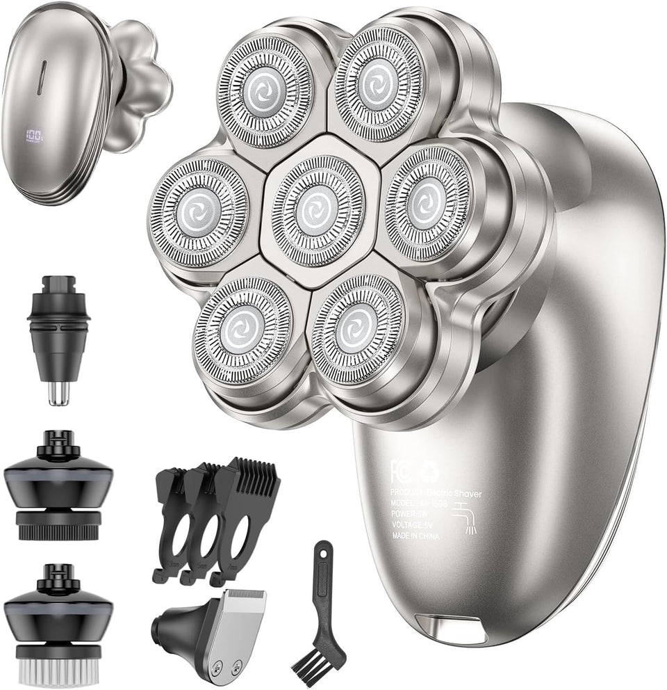 WEQOEE 5-in-1 women's razor front view for versatile at-home grooming.
