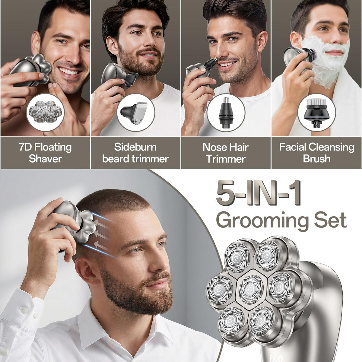 WEQOEE bikini trimmer close-up for precise underarm use.