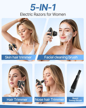 WEQOEE body shaver suited for underarms, legs, and bikini