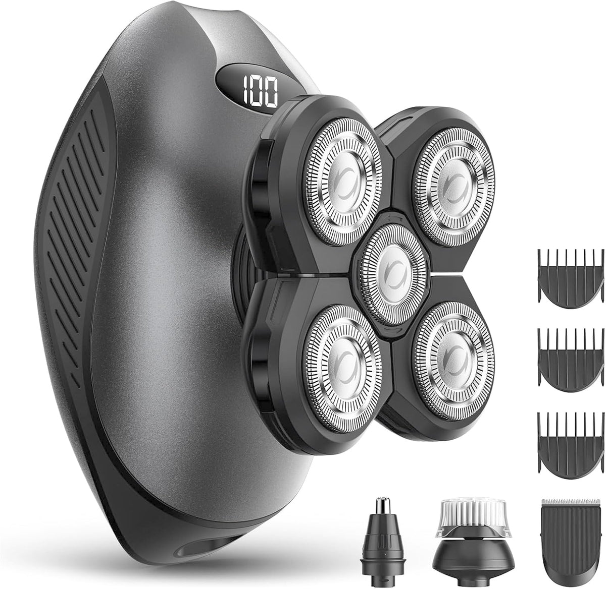 WEQOEE electric razor with 5D floating head for a close, precise shave
